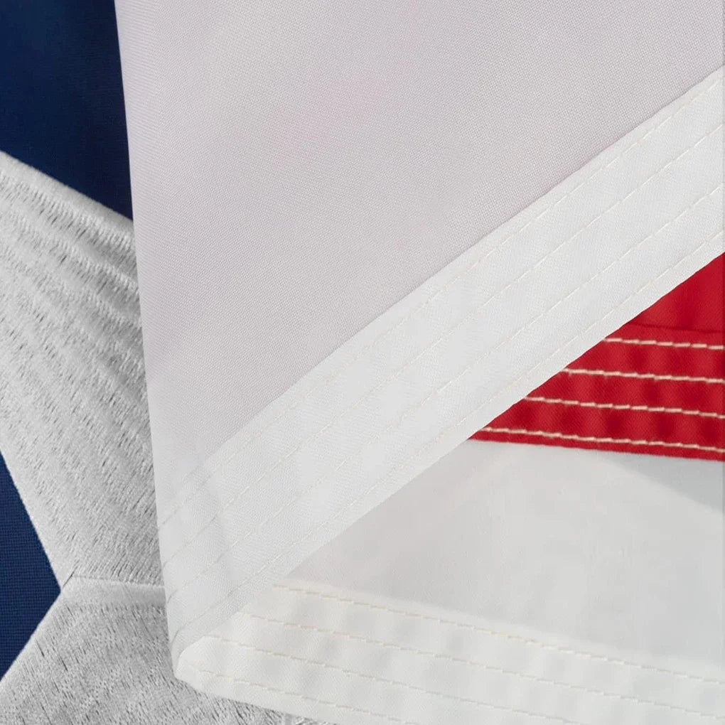 3x5 Heavy Duty Texas State Flags for Outside Nylon with Luxury Embroidered Stars Sewn Stripes Brass Grommets - UT KICK ASSFLAG14:173#Print;5:202801831