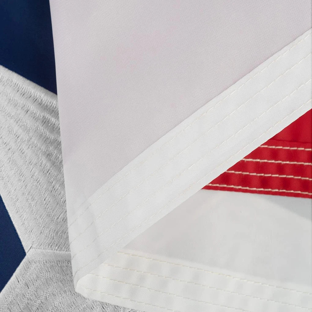 3x5 Heavy Duty Texas State Flags for Outside Nylon with Luxury Embroidered Stars Sewn Stripes Brass Grommets - UT KICK ASSFLAG14:173#Print;5:202801831