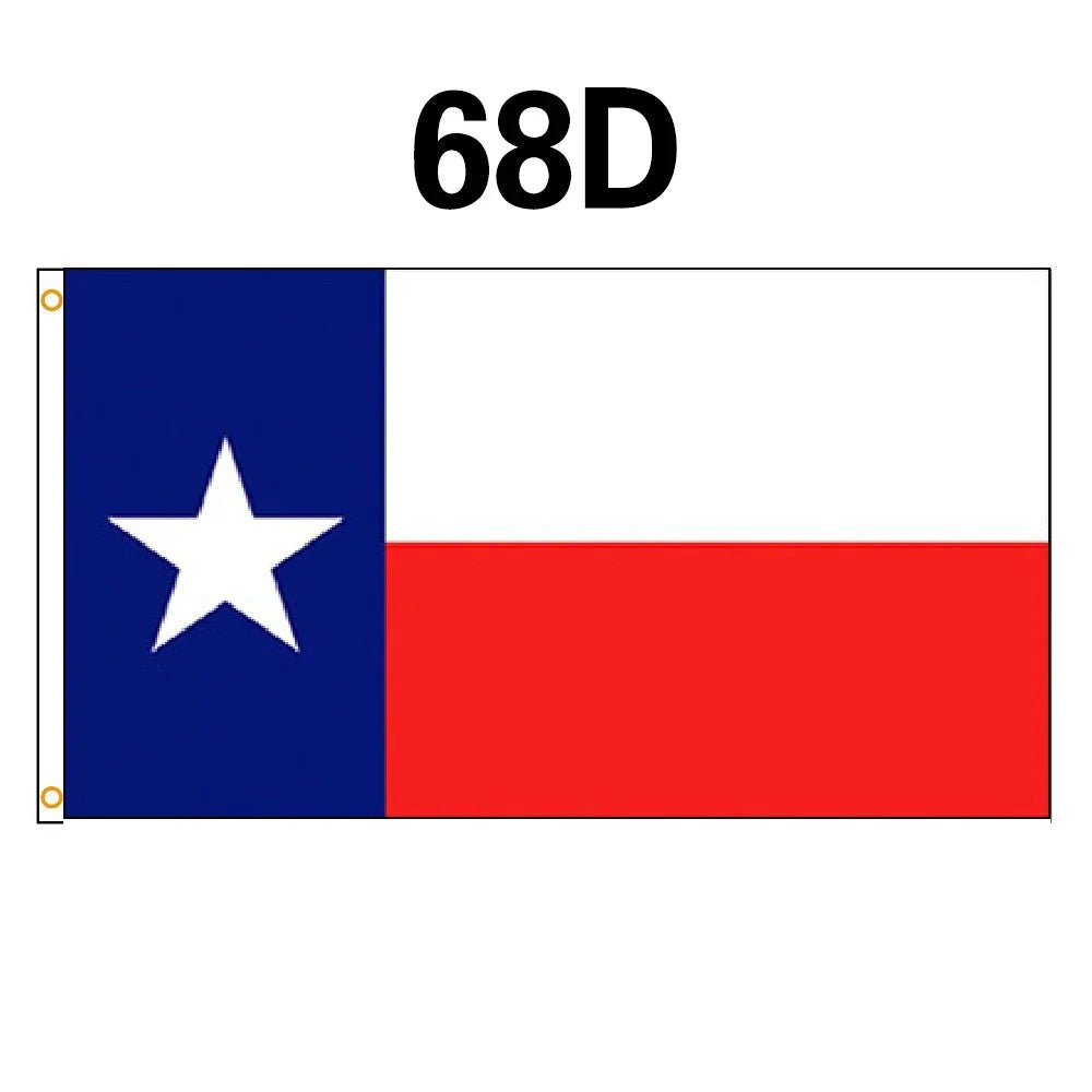 3x5 Heavy Duty Texas State Flags for Outside Nylon with Luxury Embroidered Stars Sewn Stripes Brass Grommets - UT KICK ASSFLAG14:173#Print;5:202801831