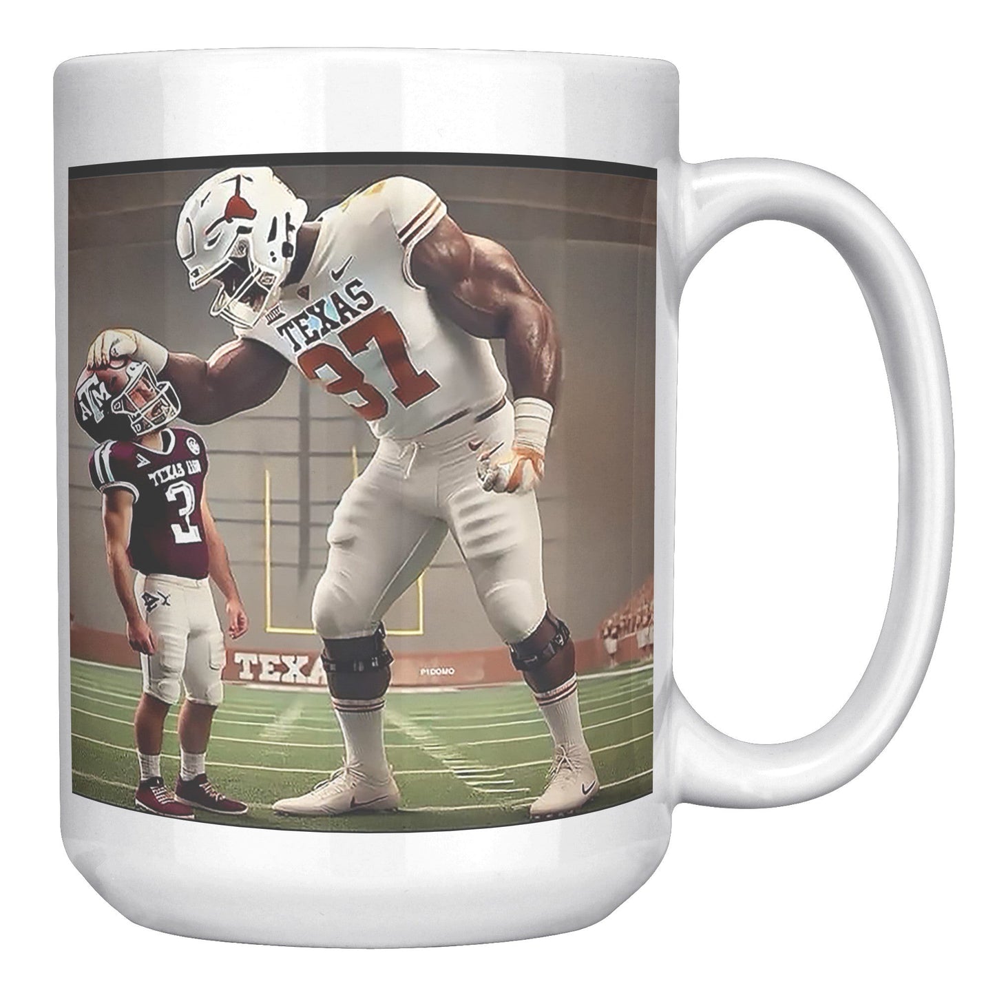 A&M Xmas Baby Brother Final Score MUG - UT KICK ASSFront/Back15ozwhite