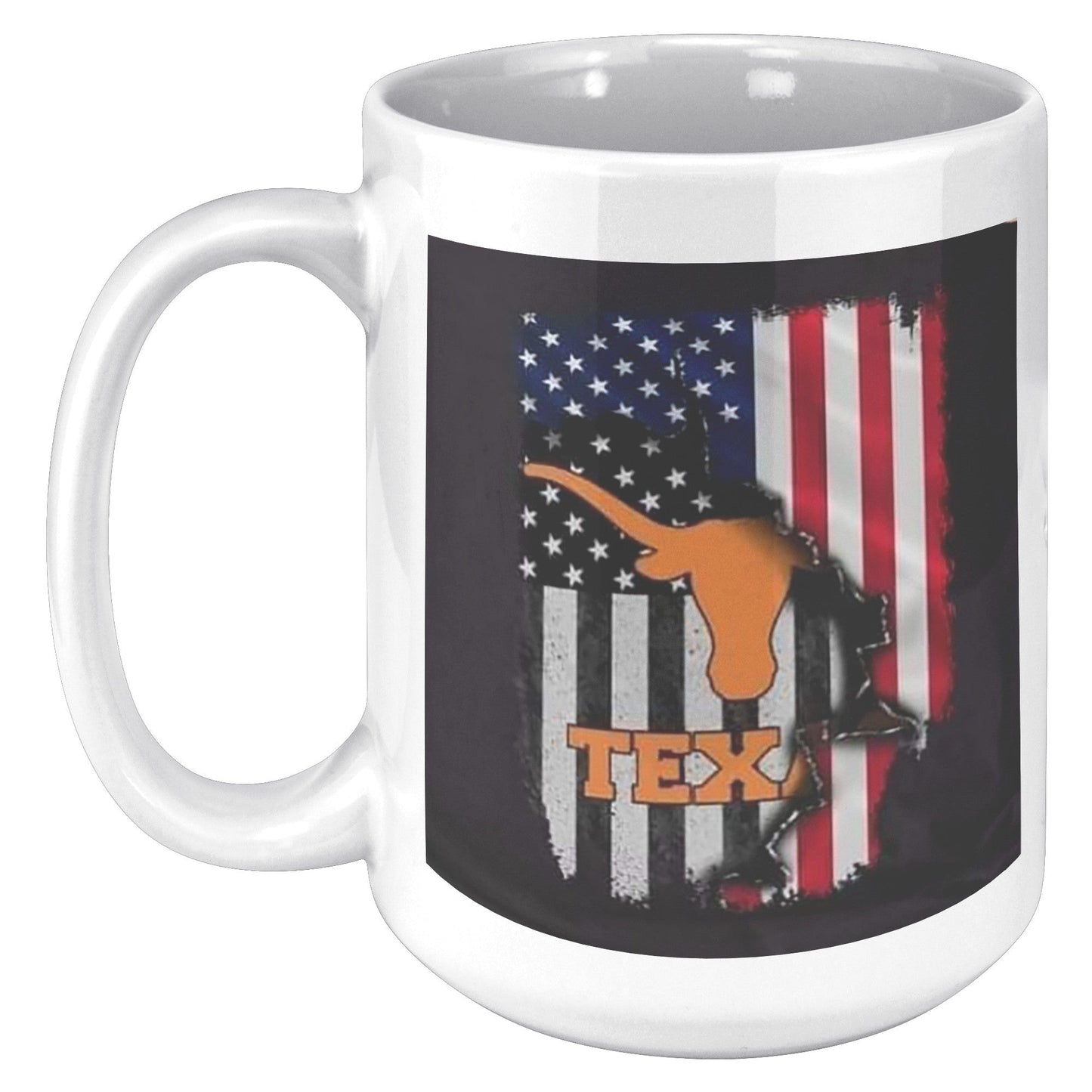 Burnt Orange Longhorn Pride and Loyalty MUG - UT KICK ASSFront/Back15ozwhite