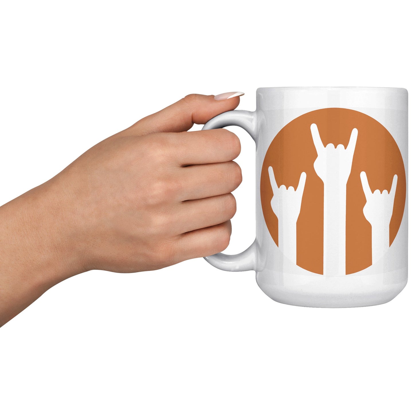 HORN SAY BYE AGGIES MUG - UT KICK ASSFront/Back15ozwhite