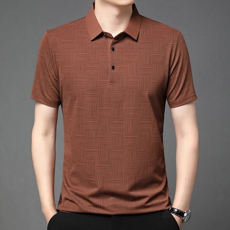 Men's New S - 4XL Printed Business Casual Short sleeved POLO Shirt Fashion Short sleeved Comfortable and Breathable Top - UT KICK ASSshirt14:365458;5:4183