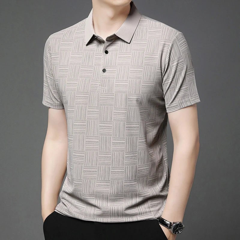 Men's New S - 4XL Printed Business Casual Short sleeved POLO Shirt Fashion Short sleeved Comfortable and Breathable Top - UT KICK ASSshirt14:365458;5:4183