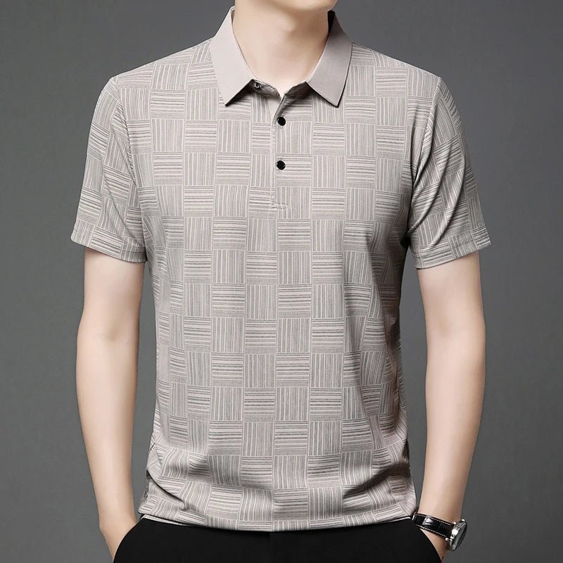 Men's New S - 4XL Printed Business Casual Short sleeved POLO Shirt Fashion Short sleeved Comfortable and Breathable Top - UT KICK ASSshirt14:365458;5:4183