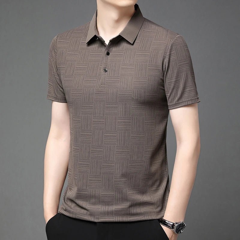 Men's New S - 4XL Printed Business Casual Short sleeved POLO Shirt Fashion Short sleeved Comfortable and Breathable Top - UT KICK ASSshirt14:365458;5:4183