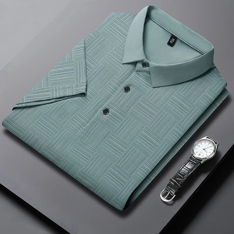 Men's New S - 4XL Printed Business Casual Short sleeved POLO Shirt Fashion Short sleeved Comfortable and Breathable Top - UT KICK ASSshirt14:175;5:100014064