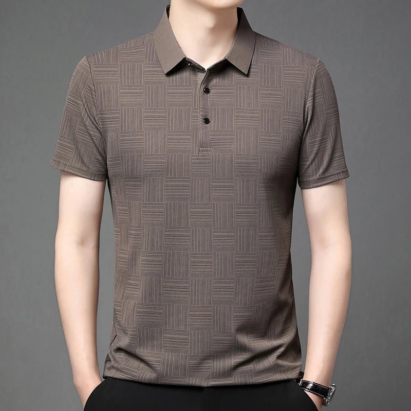 Men's New S - 4XL Printed Business Casual Short sleeved POLO Shirt Fashion Short sleeved Comfortable and Breathable Top - UT KICK ASSshirt14:365458;5:4183