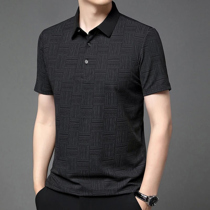 Men's New S - 4XL Printed Business Casual Short sleeved POLO Shirt Fashion Short sleeved Comfortable and Breathable Top - UT KICK ASSshirt14:365458;5:4183
