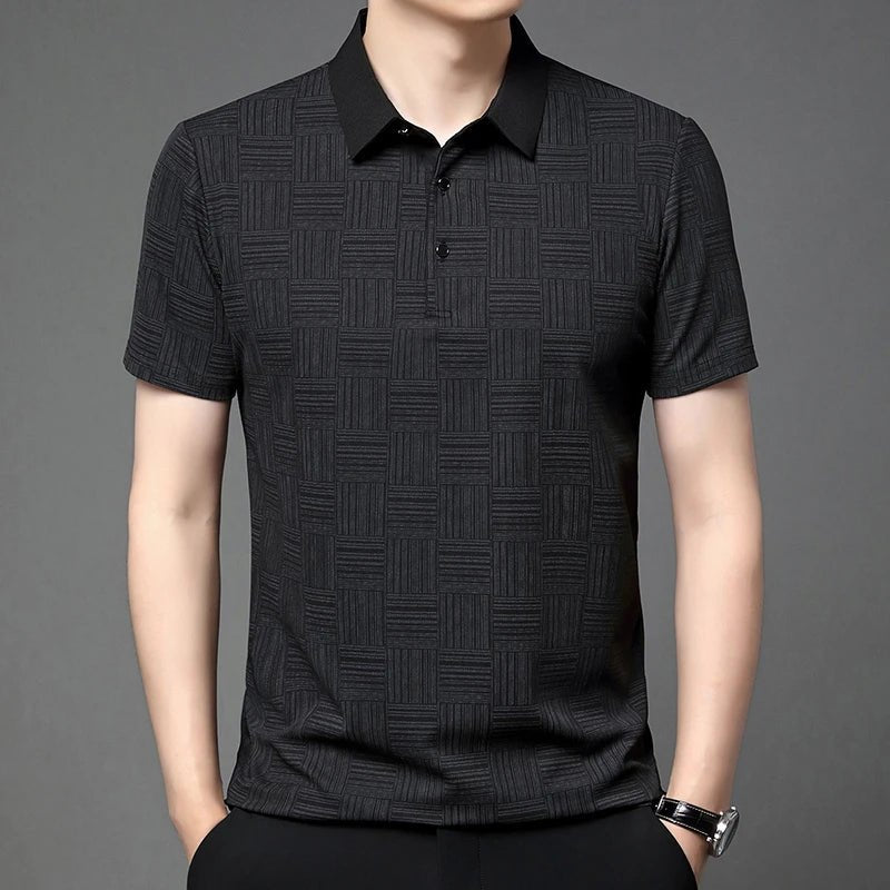 Men's New S - 4XL Printed Business Casual Short sleeved POLO Shirt Fashion Short sleeved Comfortable and Breathable Top - UT KICK ASSshirt14:365458;5:4183