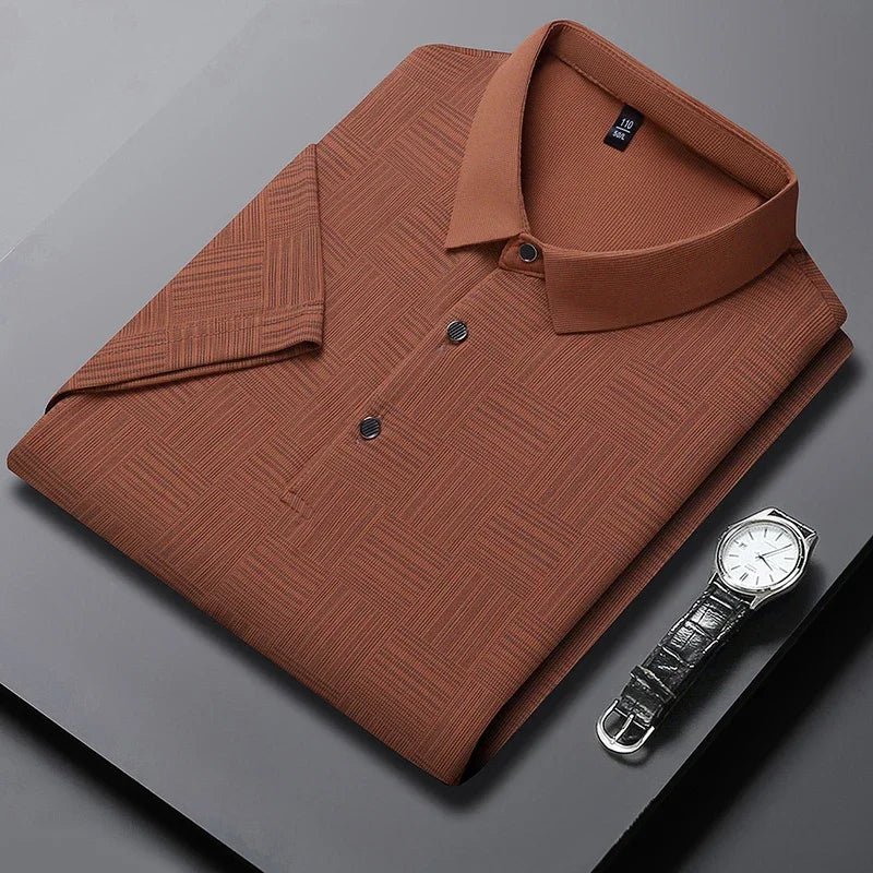 Men's New S - 4XL Printed Business Casual Short sleeved POLO Shirt Fashion Short sleeved Comfortable and Breathable Top - UT KICK ASSshirt14:350852;5:4182