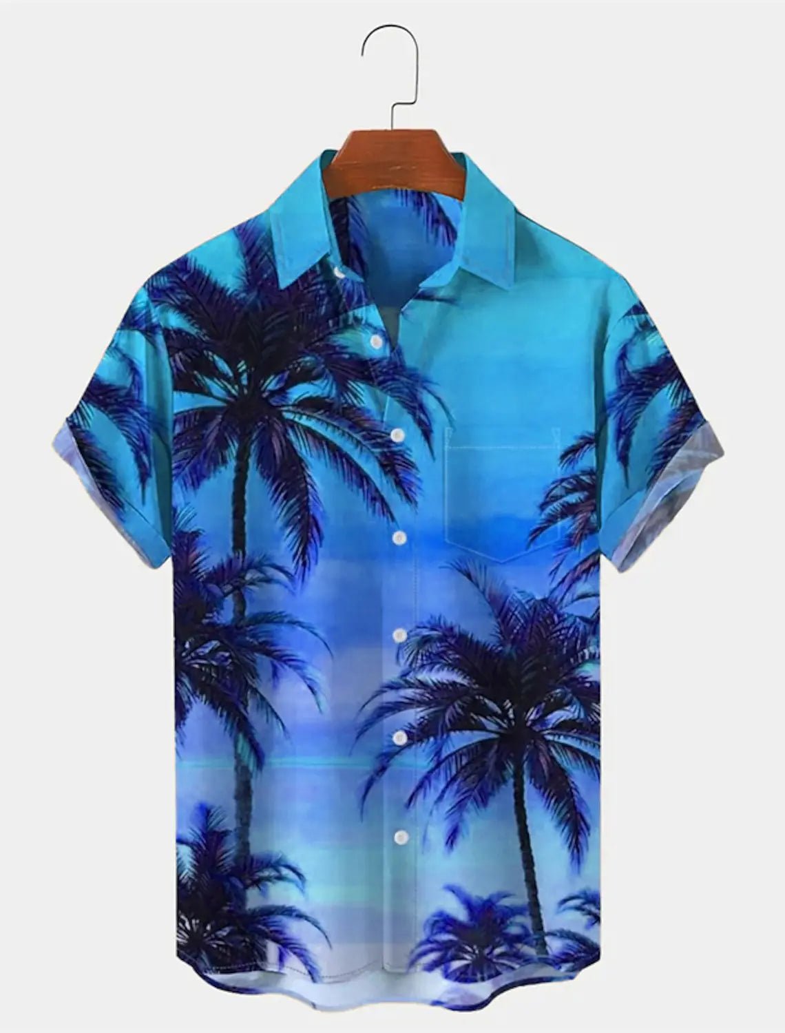 Men's Shirt Summer Hawaiian Shirt S - 5XL Graphic Prints Palm Tree Turndown Outdoor Street Short Sleeves Button - Down Print Clothing - UT KICK ASSshirt14:200004890#CSZHE20240417H;5:100014065