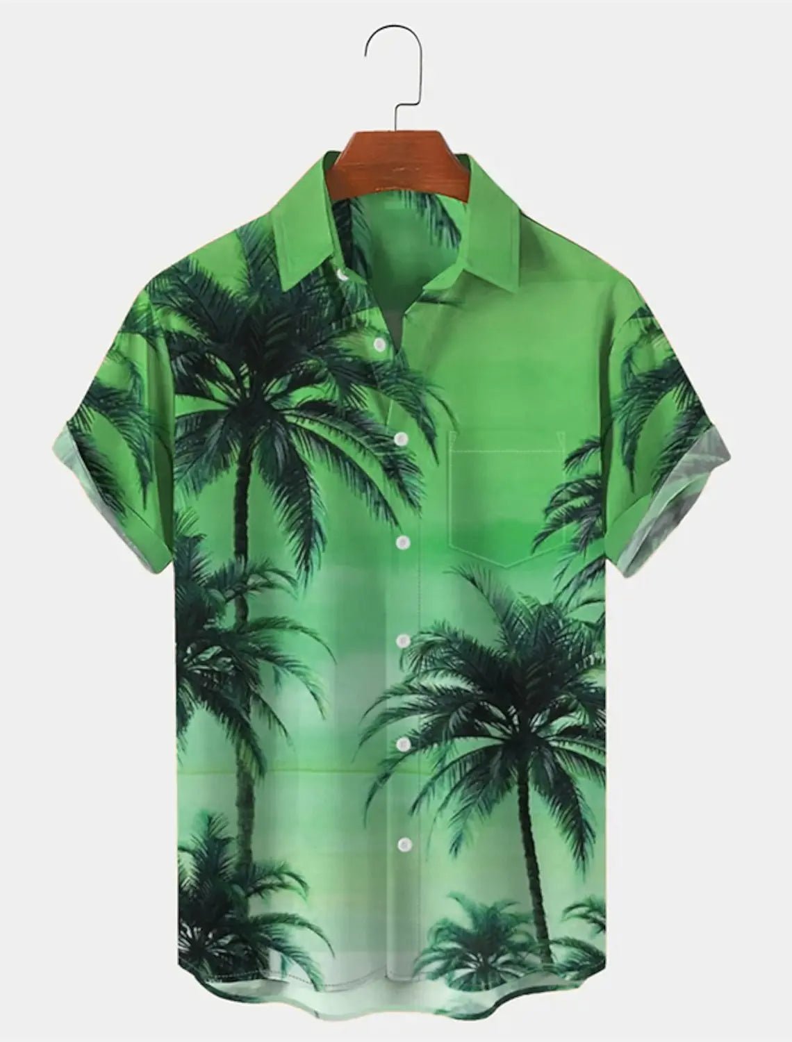 Men's Shirt Summer Hawaiian Shirt S - 5XL Graphic Prints Palm Tree Turndown Outdoor Street Short Sleeves Button - Down Print Clothing - UT KICK ASSshirt14:200004889#CSZHE20240417K;5:100014065