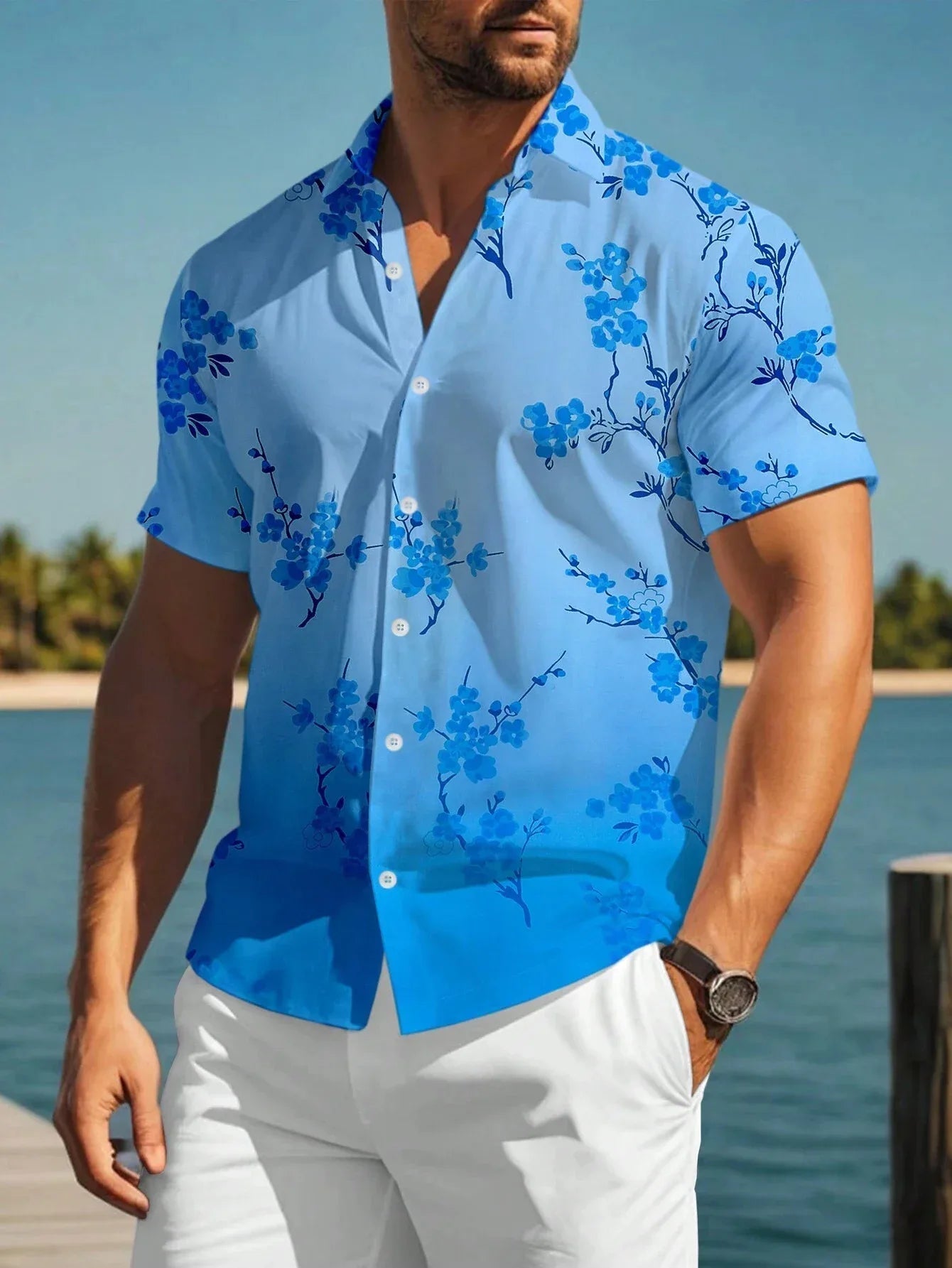 Men's Summer Shirts S - 5XL Short - sleeved, Hawaii Fashion Shirts Men's Short - sleeved Tops 3D Three - dimensional Printing Loose Breathable - UT KICK ASSshirt14:200002130#BSLXYG2407157;5:361386