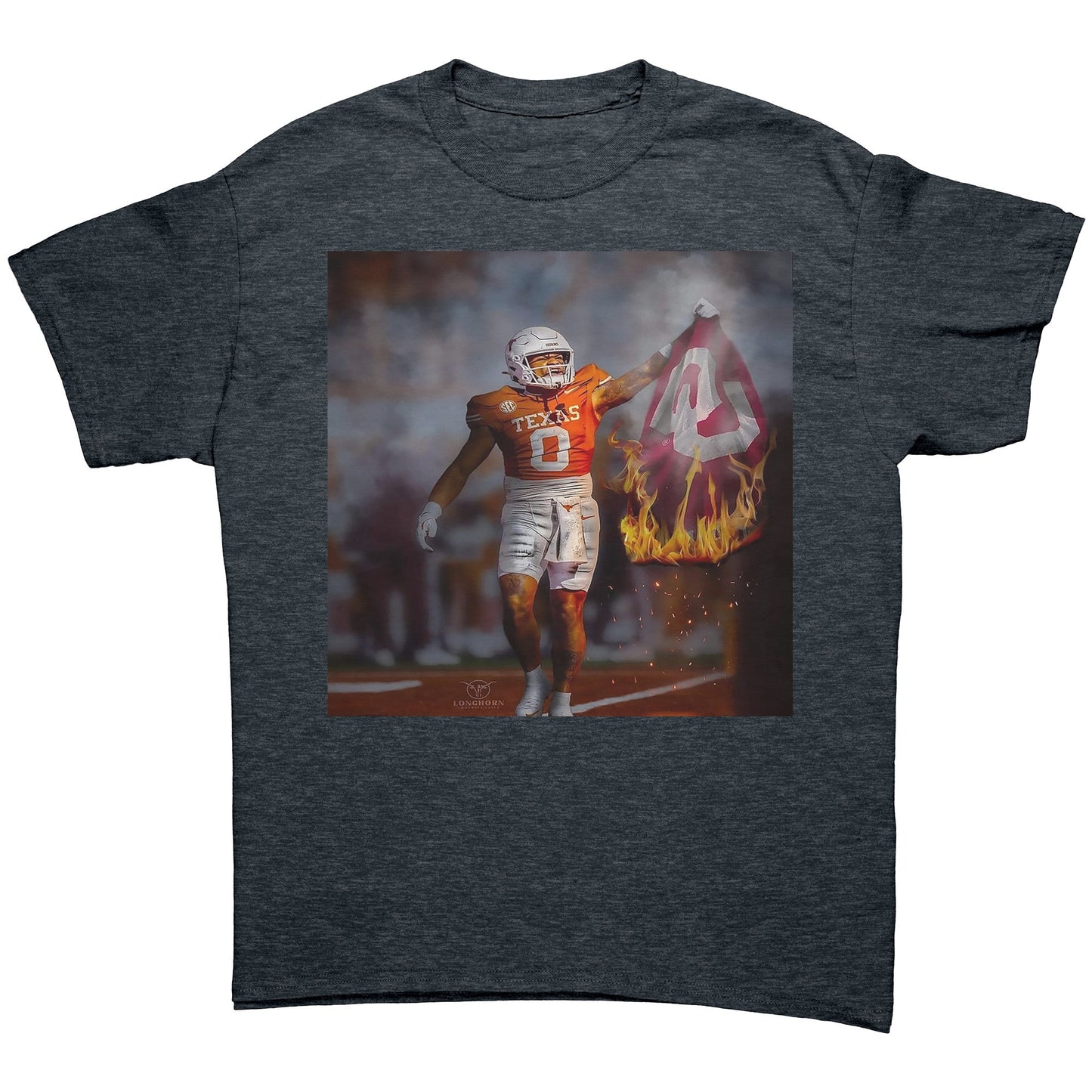 OU Torch Flag Shirt - UT KICK ASSApparel8678