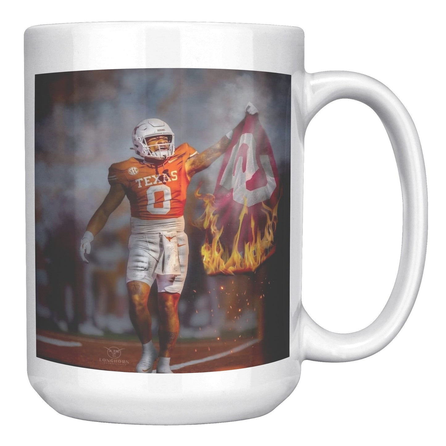OU Torch MUG - UT KICK ASSFront/Back15ozwhite