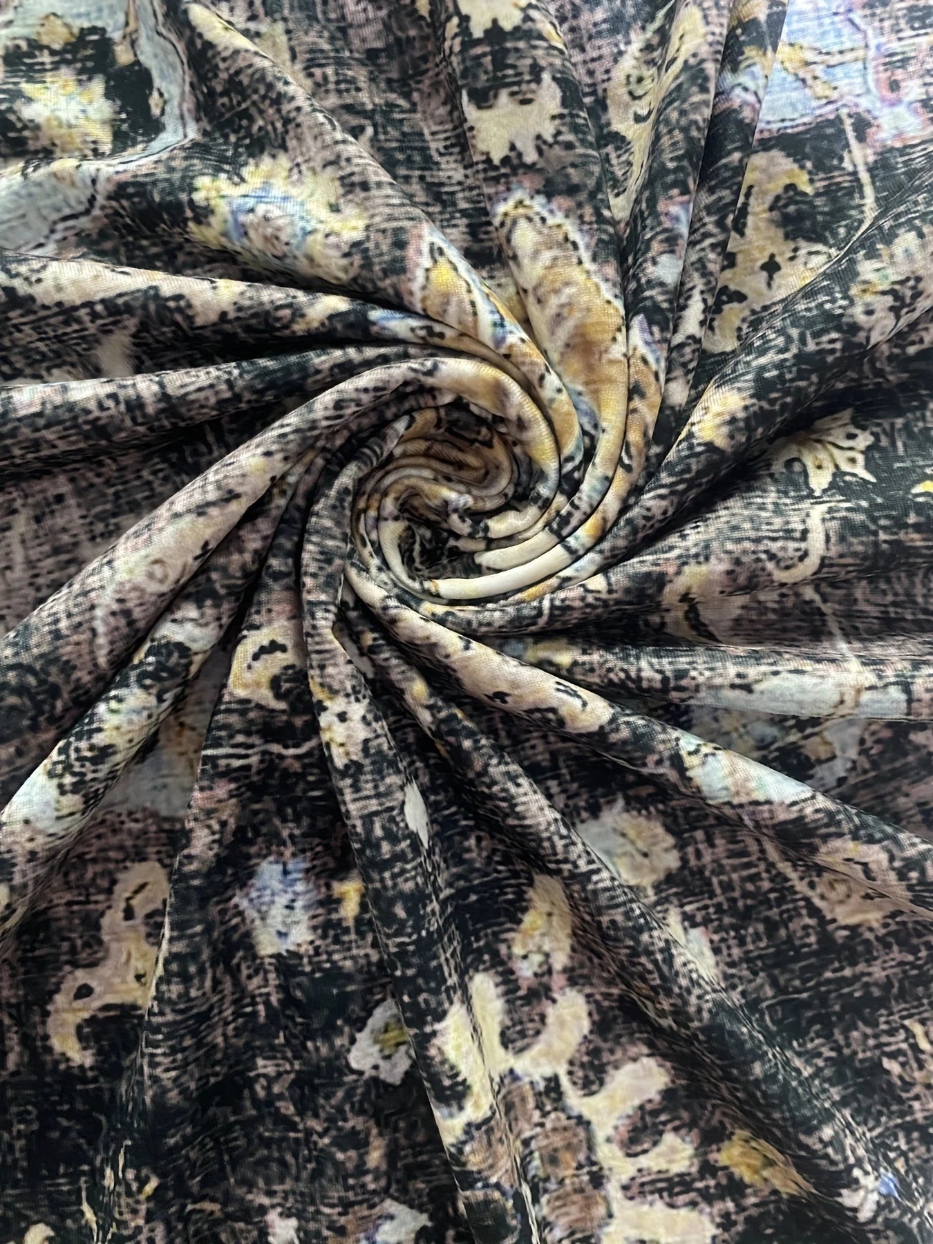 Plus Size 1XL - 5XL Boho Top Women's Plus Floral Print Long Sleeve T-Shirt Casual V Neck Slight Stretch Top Clothing - UT KICK ASStop14:193#black;5:200000991