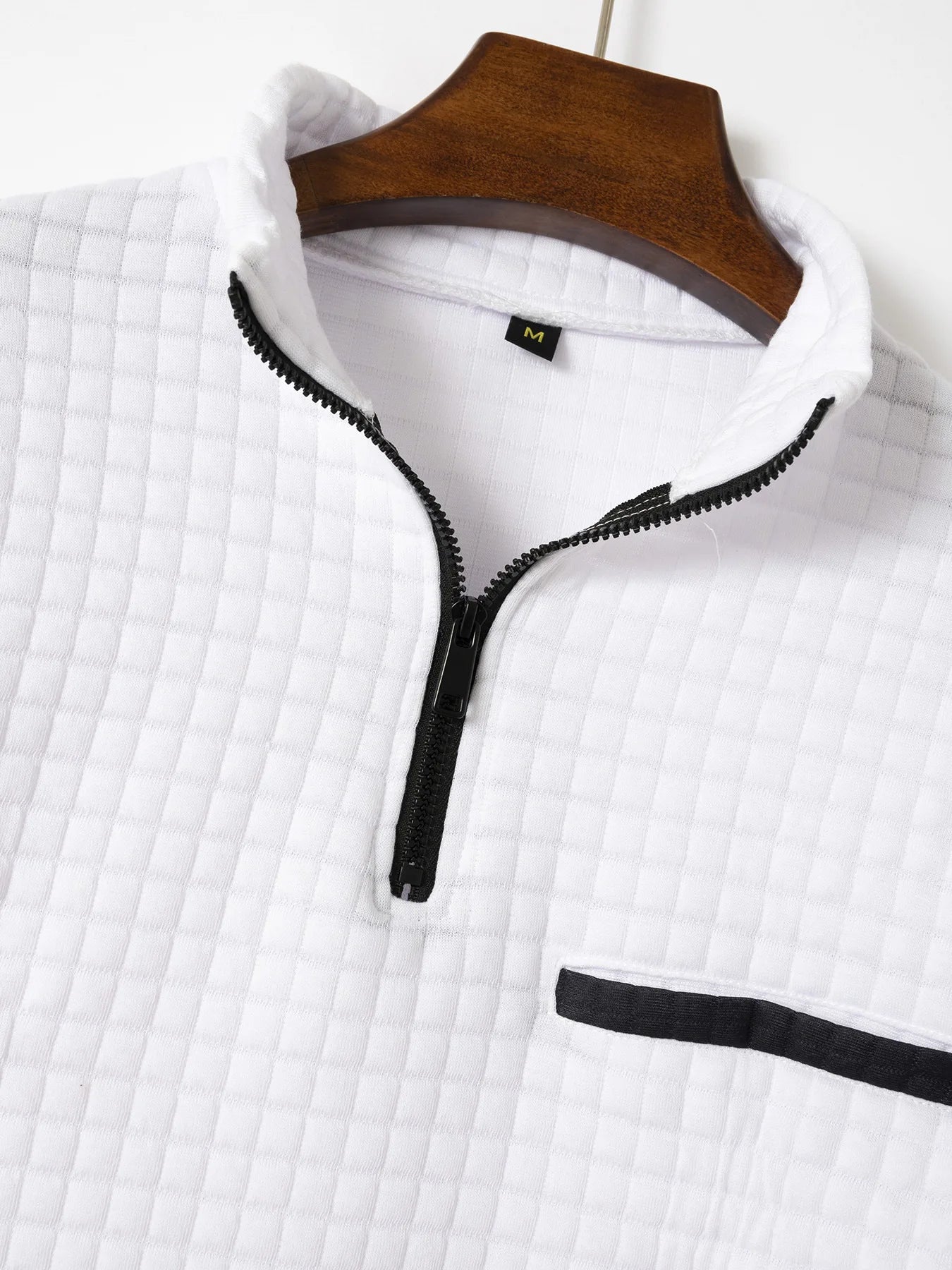 Polo Spring autumn S - 3XL men's new style men's casual checkerboard checkered long - sleeved POLO shirt Fashion arm zipper sports polo shirt - UT KICK ASSmens14:193#black;200007763:201336100;5:100014064