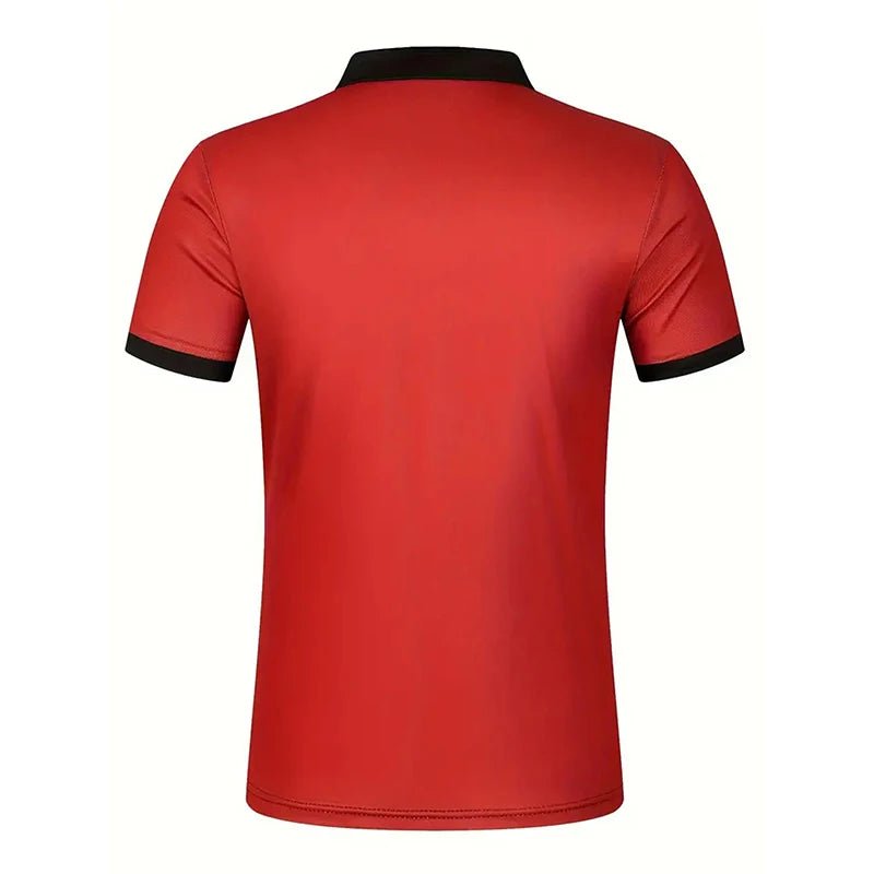 Summer Men Casual S - 3XL Short Sleeve Lapel Business Polo Shirt 3D Digital Print Stripe Polo Shirt Sport Button Pullover Tops - UT KICK ASSshirt14:173#DXPL01 - grey;5:361386