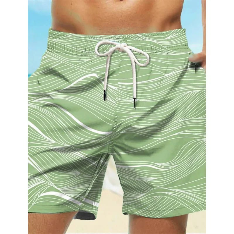 Swim Trunks XXS - 6XL/4T - 12T Curved Stripe Graphic For Men Fashion 3D Print Short Pants Summer Holiday Hawaiian Drawstring Quick Dry Board Shorts - UT KICK ASSswim suits14:1254#Shorts - YSY09459;5:200000334#160 (13T - 14T)
