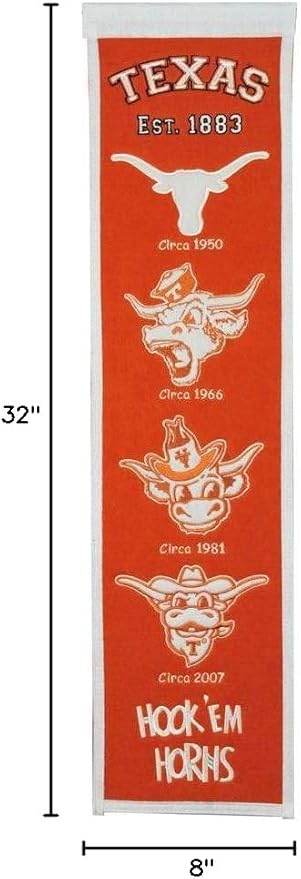 Winning Streak NCAA Unisex - Adult Texas Longhorns - UT KICK ASS