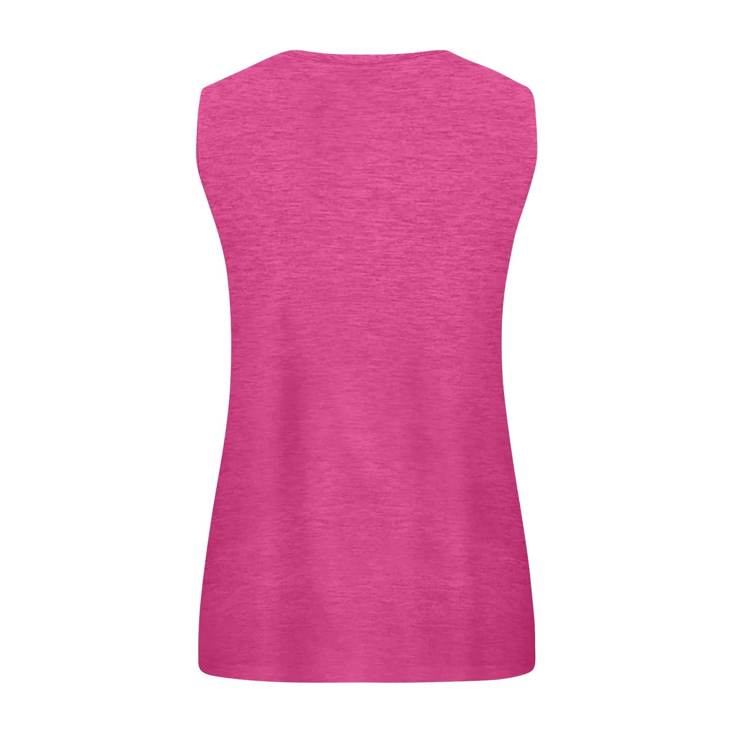 Women Summer Plus Size L-5XL Sleeveless Casual Solid Color O-Neck T-Shirt Tops Blouse Traf 2024 Mujer Sleeveless T-Shirt Ropa De Mujer