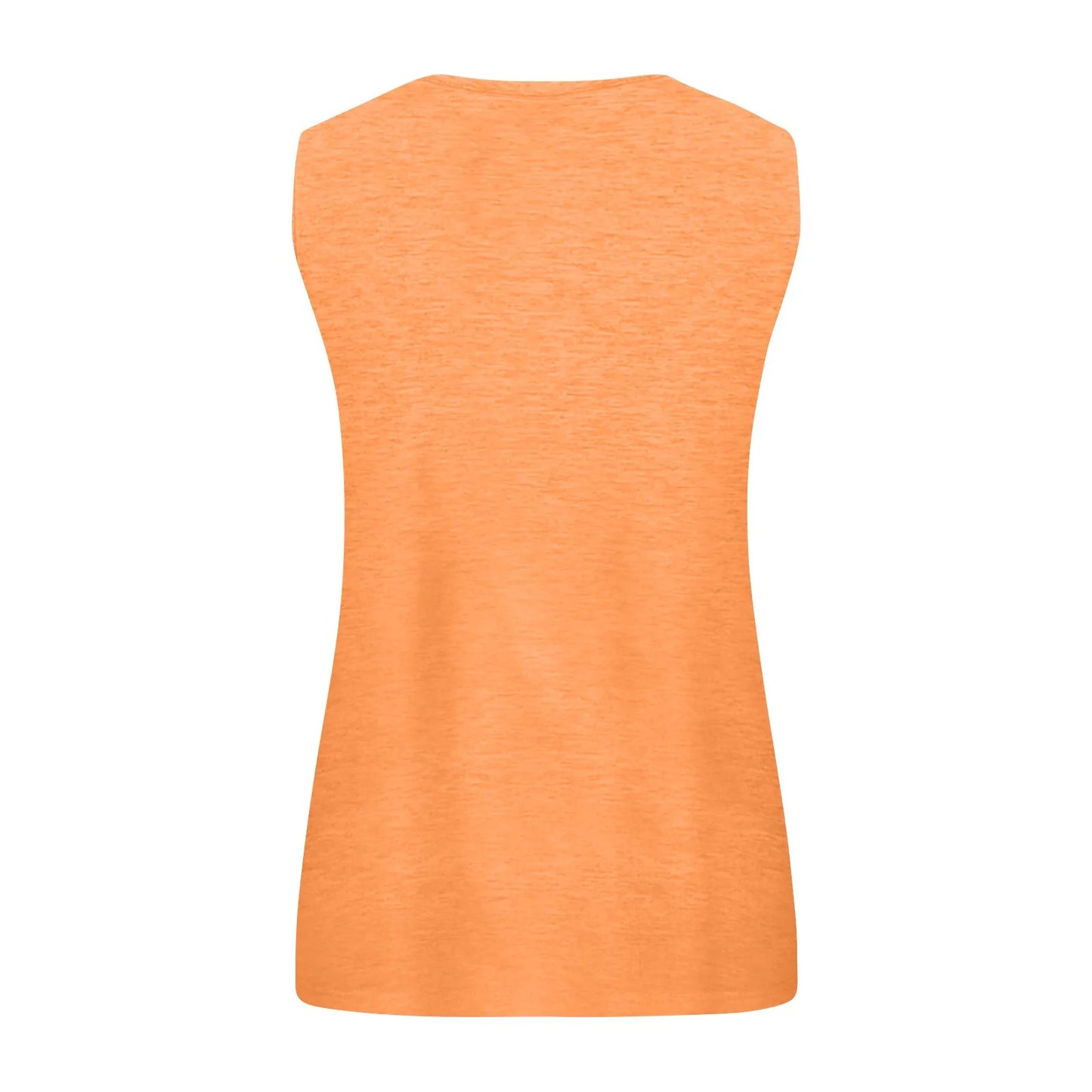 Women Summer Plus Size L-5XL Sleeveless Casual Solid Color O-Neck T-Shirt Tops Blouse Traf 2024 Mujer Sleeveless T-Shirt Ropa De Mujer