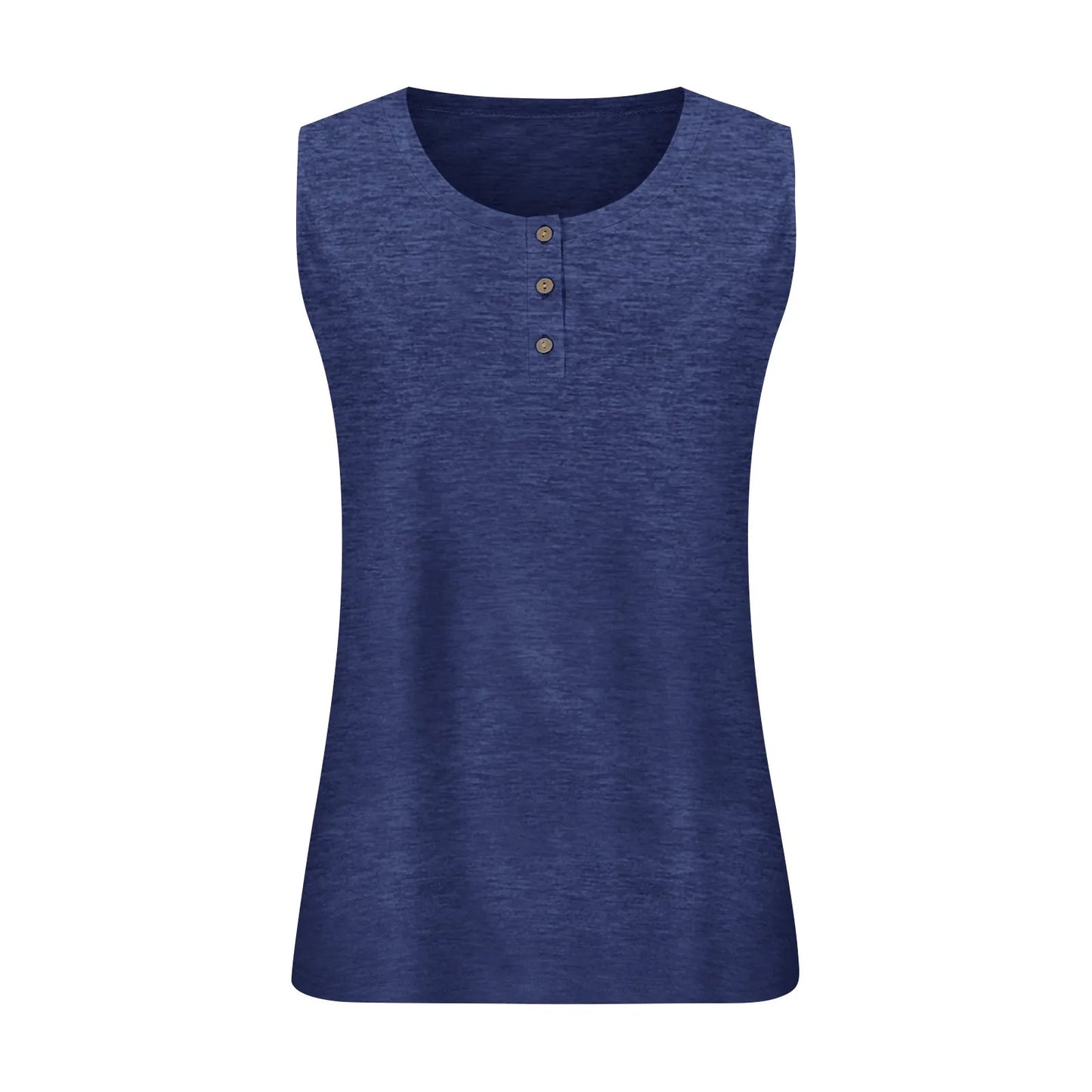 Women Summer Plus Size L-5XL Sleeveless Casual Solid Color O-Neck T-Shirt Tops Blouse Traf 2024 Mujer Sleeveless T-Shirt Ropa De Mujer