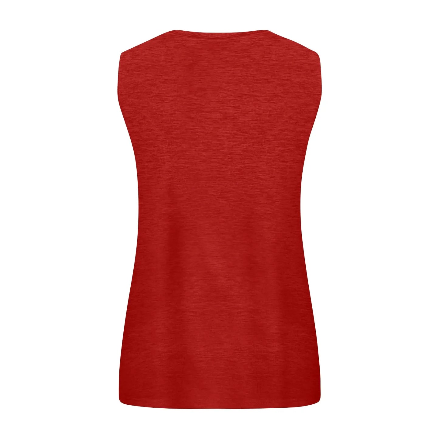 Women Summer Plus Size L-5XL Sleeveless Casual Solid Color O-Neck T-Shirt Tops Blouse Traf 2024 Mujer Sleeveless T-Shirt Ropa De Mujer