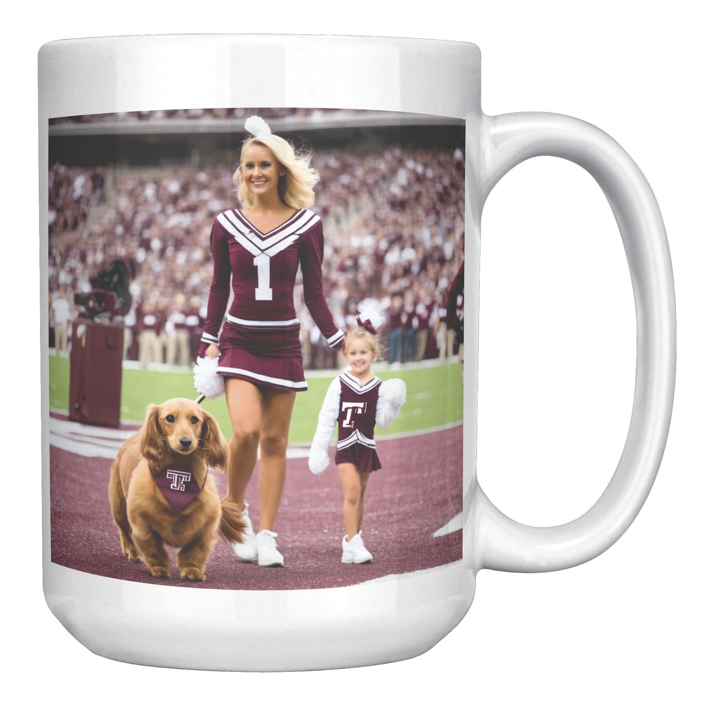 Aggie Xmas Mascot Replacement Mug - UT KICK ASSFront/Back15ozwhite