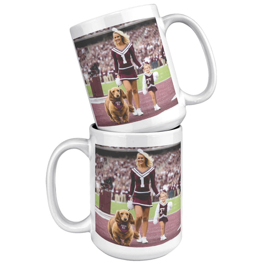 Aggie Xmas Mascot Replacement Mug - UT KICK ASSFront/Back15ozwhite