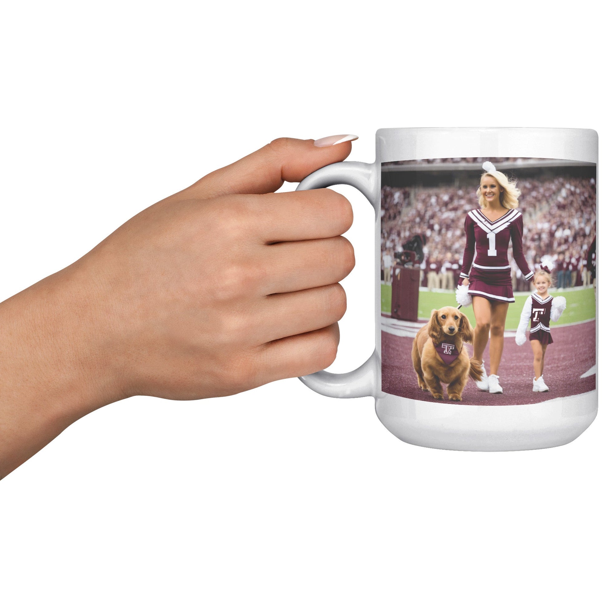 Aggie Xmas Mascot Replacement Mug - UT KICK ASSFront/Back15ozwhite