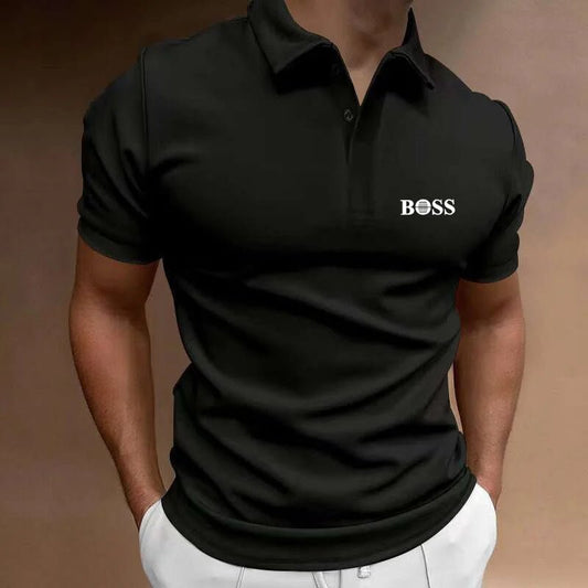 Business Fashion S - 4XL Men's Luxury Business Polo Shirt High - Quality Printed Summer Outdoor Fitness Running Quick Dry Golf - UT KICK ASSshirt14:200002130#white B;5:200000990