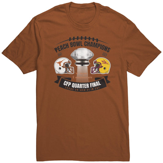 CFP PEACH BOWL CHAMPIONS SEC POWER ORANGE - UT KICK ASSApparelDT5000 - BO - S