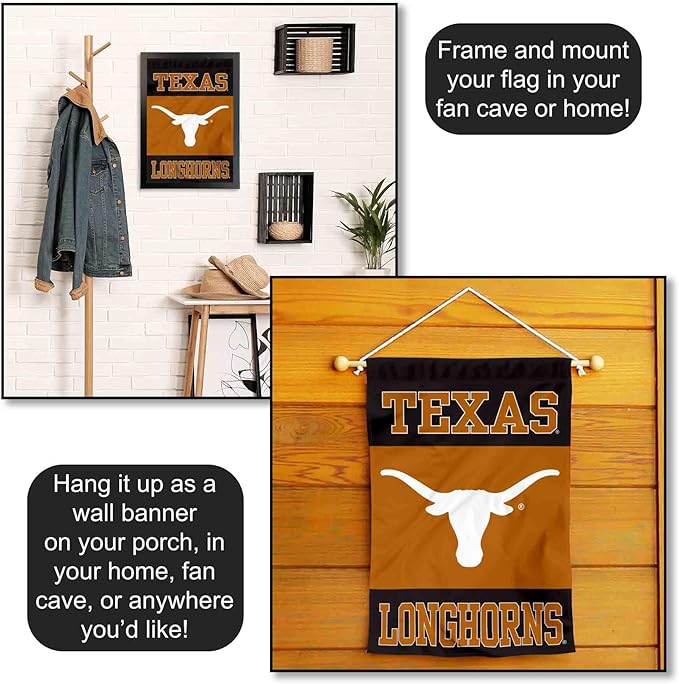College Flags & Banners Co. Texas Garden Flag and Yard Banner - UT KICK ASSCollege-Flags---Bann-7384919900206