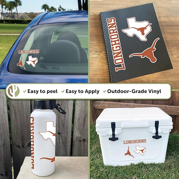 Desert Cactus University of Texas Sticker Longhorns UT Austin Vinyl Decals Laptop Water Bottle Car Scrapbook T5 (Type 5 - 1) - UT KICK ASSDesert-Cactus-Univer-7385068503086