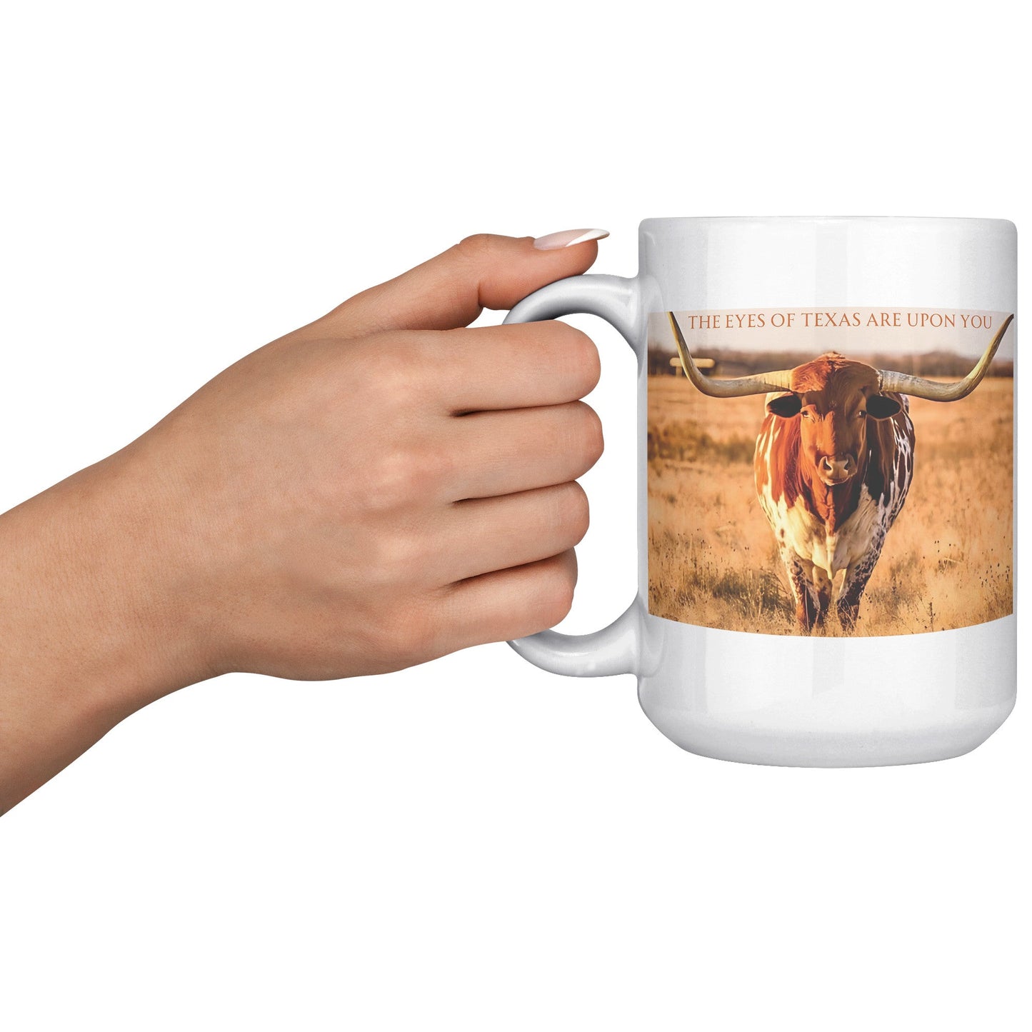 EYES OF TEXAS MUG - UT KICK ASSFront/Back15ozwhite