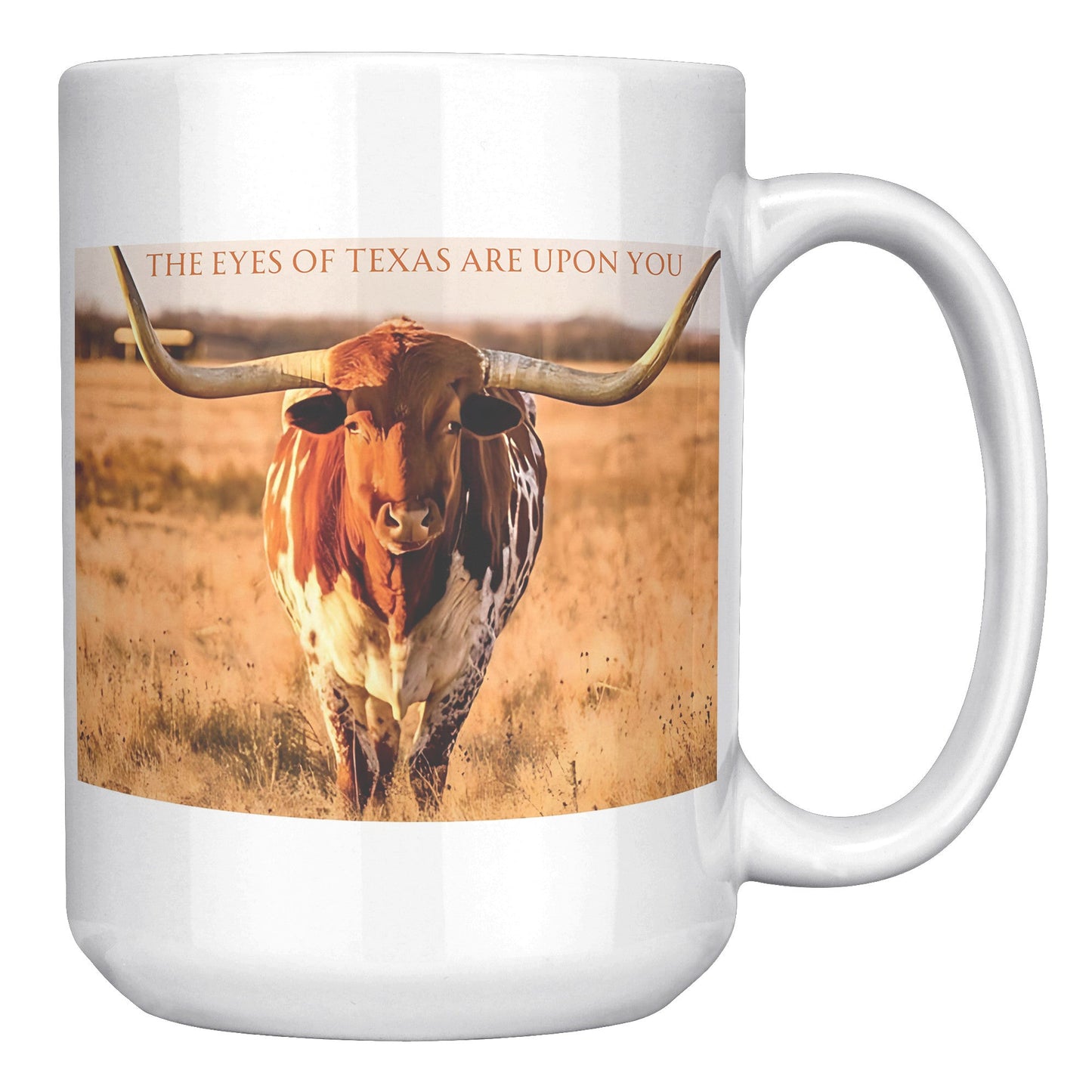 EYES OF TEXAS MUG - UT KICK ASSFront/Back15ozwhite