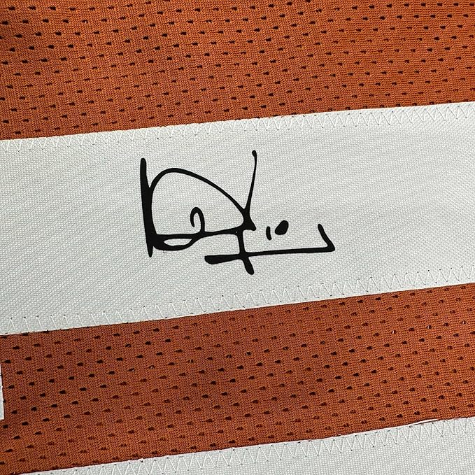 Facsimile Autographed Vince Young Texas Orange Reprint Laser Auto College Football Jersey Size Men's XL - UT KICK ASSFacsimile-Autographe-7384717426734