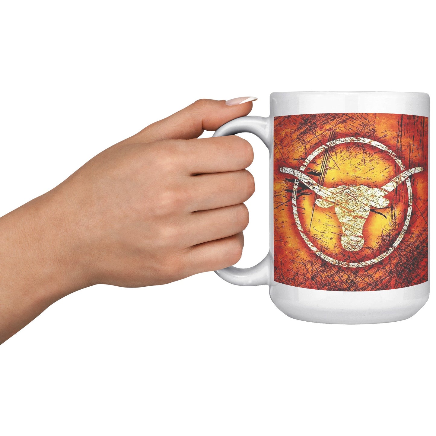 Horns Force MUG - UT KICK ASSFront/Back15ozwhite