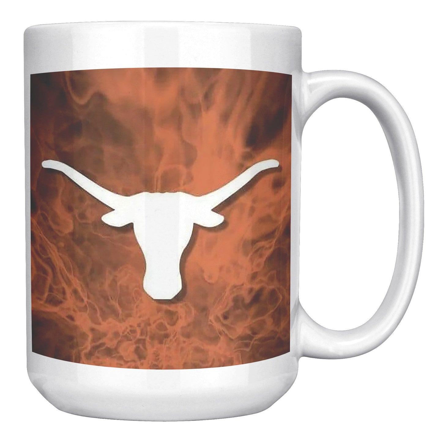 Horns on Fire MUG - UT KICK ASSFront/Back15ozwhite