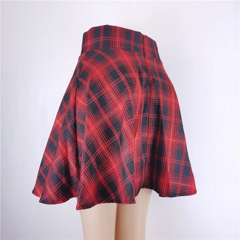 Japanese - Style Hipster Black JK Bubble Skirt Women's Lace - up Back Zip Ins Girl's Pleated mini gothic black skirt - UT KICK ASSdress14:193#9518 - HS;5:361386