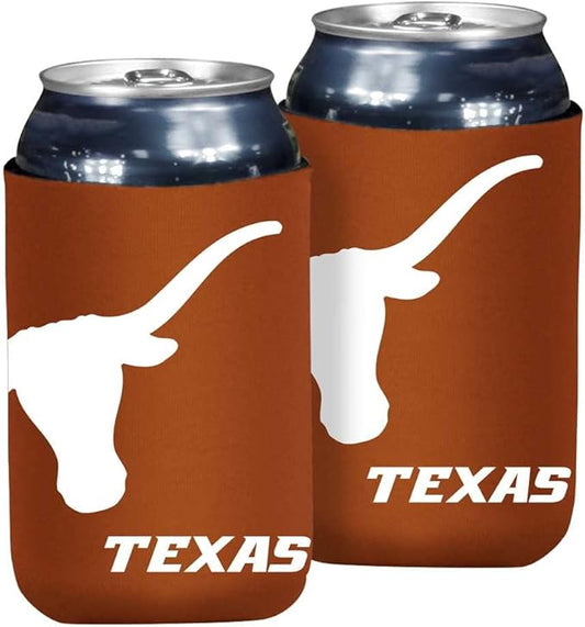 Logo Brands NCAA Texas Longhorns Insulated Can Sleeve, Team Color, One Size - UT KICK ASSLogo-Brands-NCAA-Tex-7386141261870