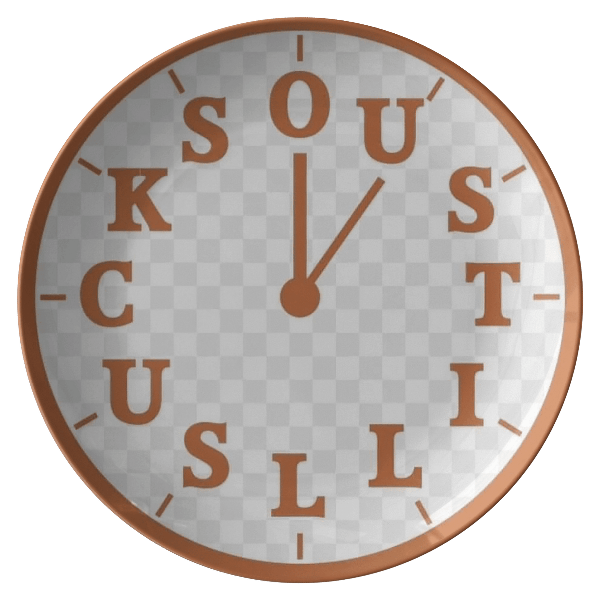 OU Still Sucks Plate - UT KICK ASSKitchenware9820SINGLE