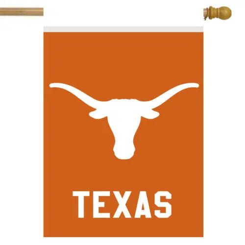 Texas Longhorns House Flag Licensed ; Briarwood Lane - UT KICK ASSflag5:4#12x18 inch